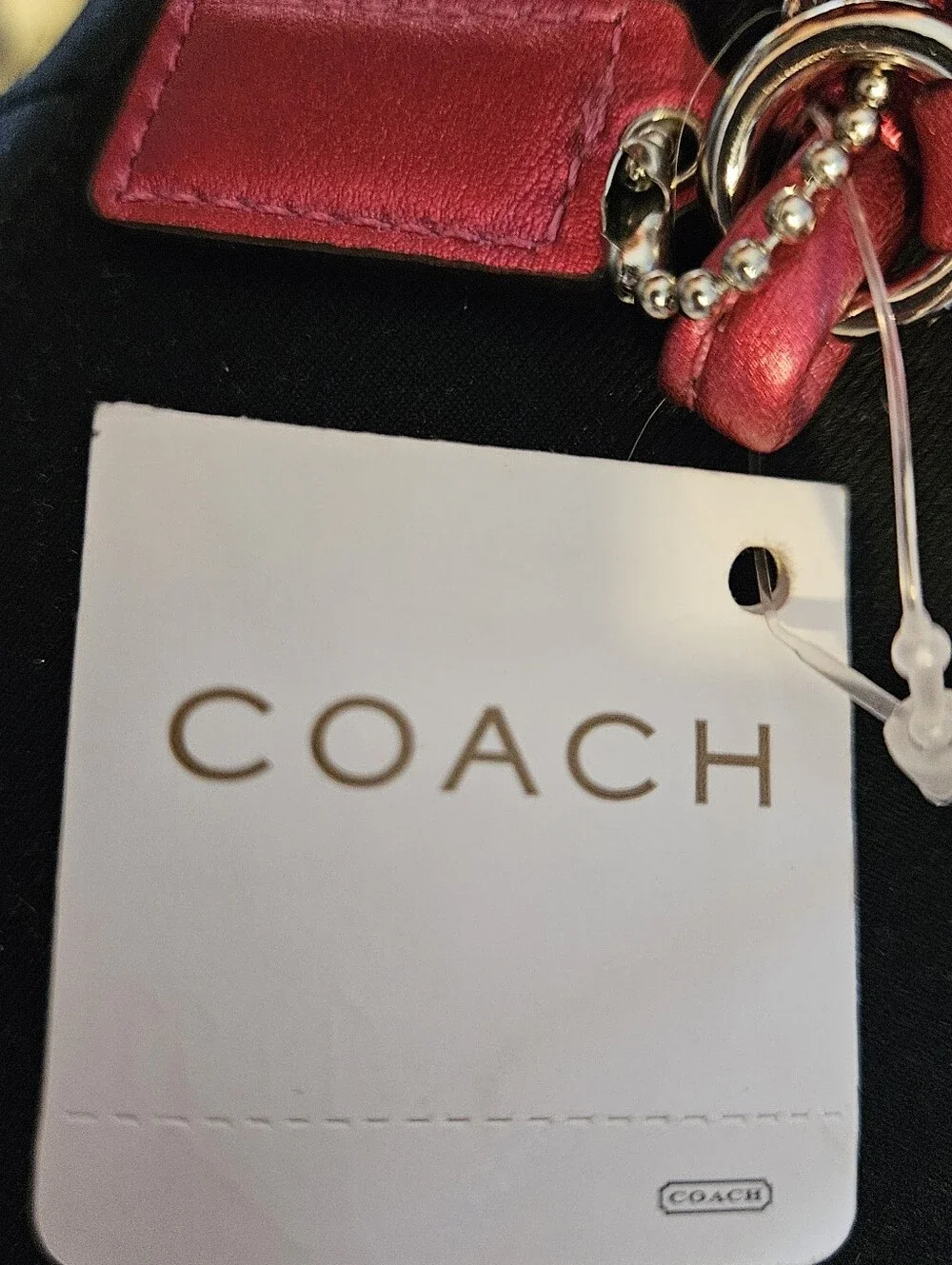 Coach Raspberry Wristlet With Hangtag, NWT, 6